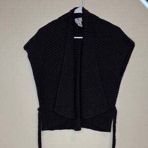 Worthington Women’s Black Knit Cardigan Size L Winter Holiday